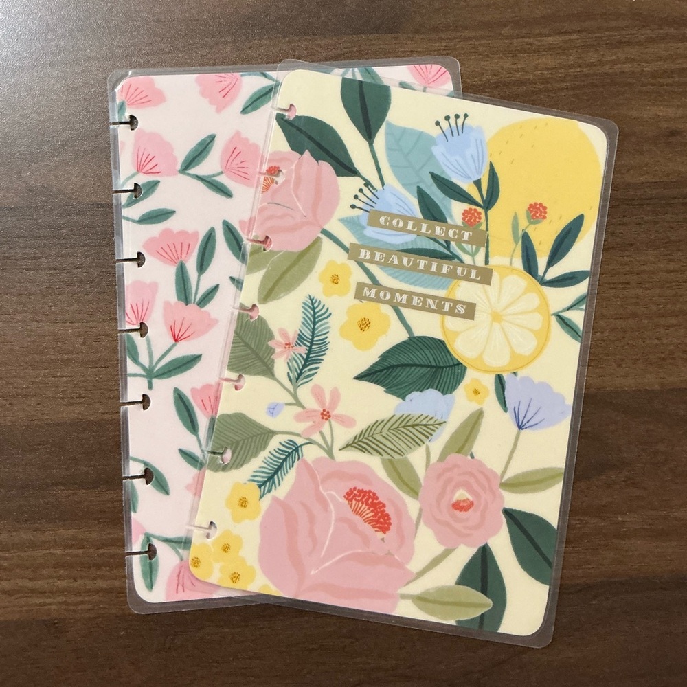 Happy Planner Floral Home Office Planner - Pink, Yellow, Green